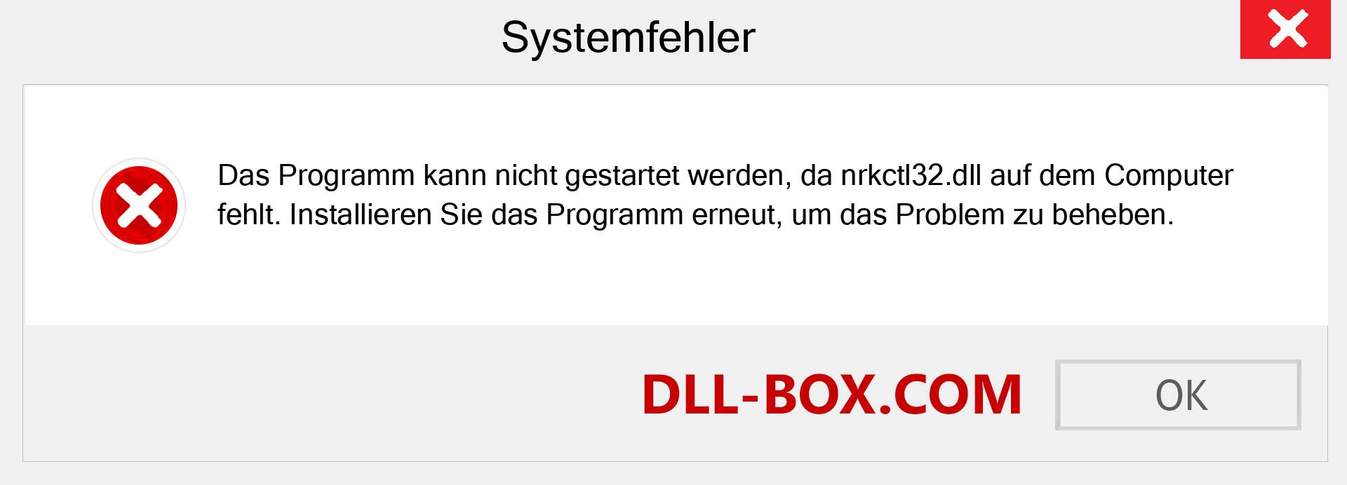 nrkctl32.dll-Datei fehlt?. Download für Windows 7, 8, 10 - Fix nrkctl32 dll Missing Error unter Windows, Fotos, Bildern