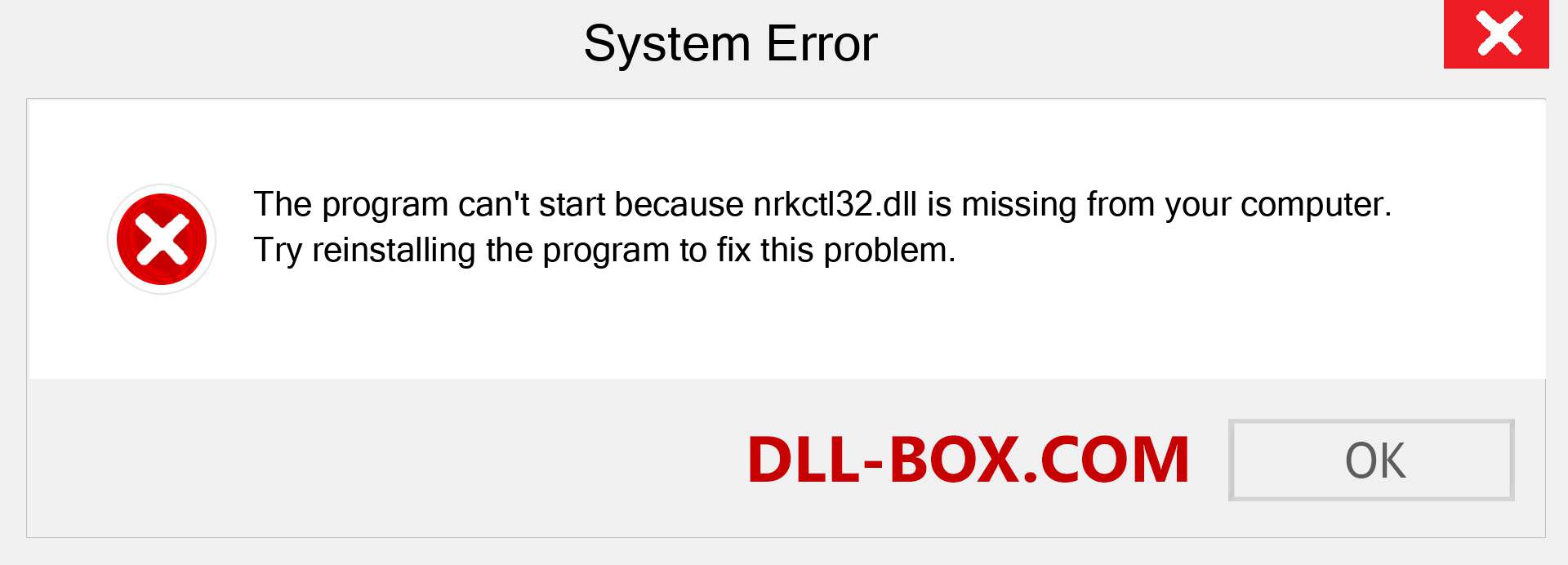  nrkctl32.dll file is missing?. Download for Windows 7, 8, 10 - Fix  nrkctl32 dll Missing Error on Windows, photos, images