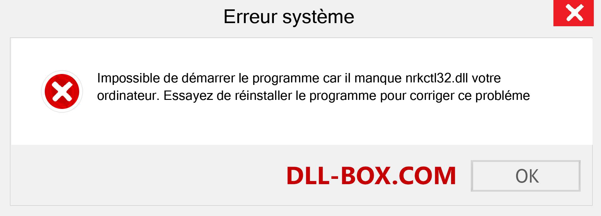 Le fichier nrkctl32.dll est manquant ?. Télécharger pour Windows 7, 8, 10 - Correction de l'erreur manquante nrkctl32 dll sur Windows, photos, images